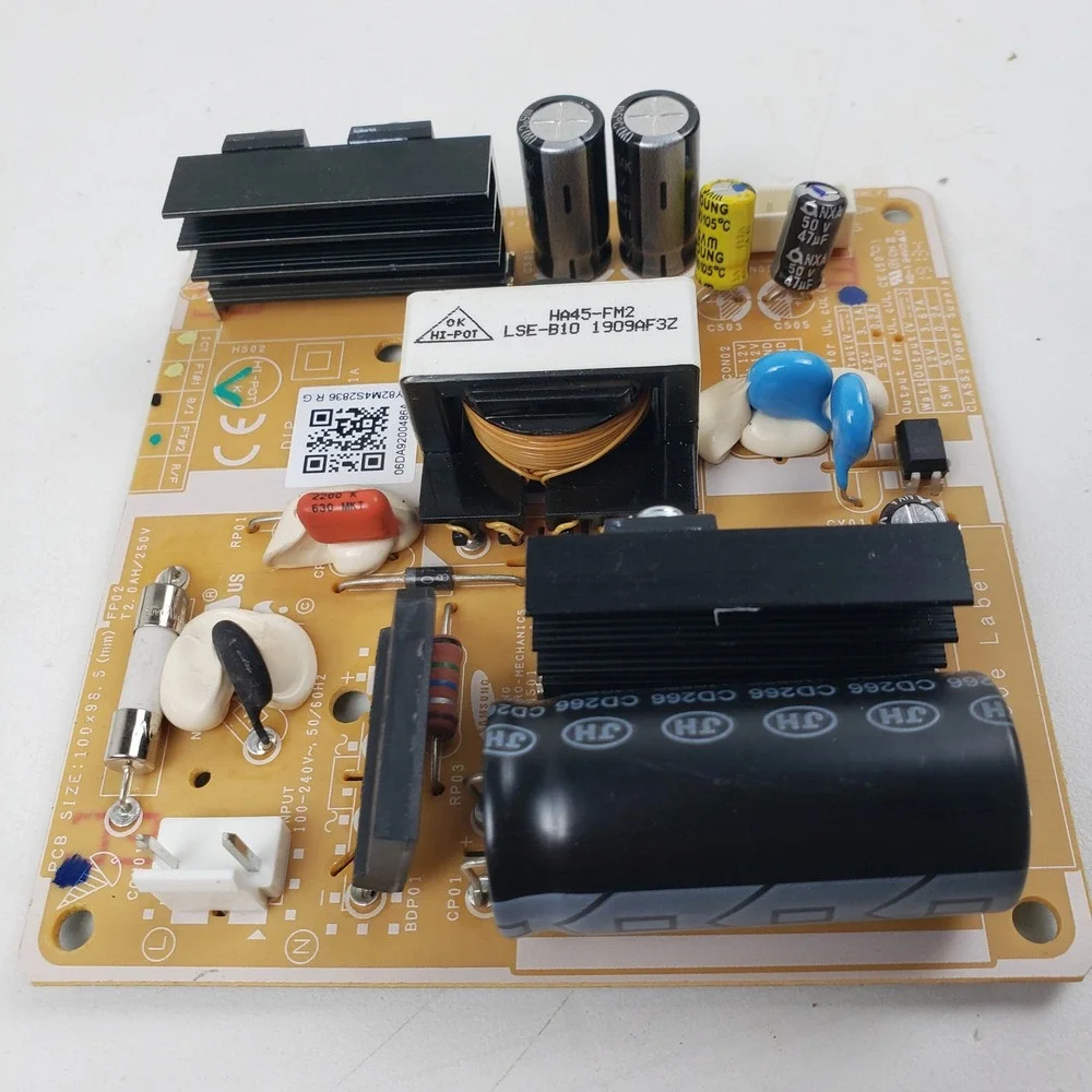 Samsung RF265BEAESR Refrigerator Power Supply Board DA92-00486A JK4N007506